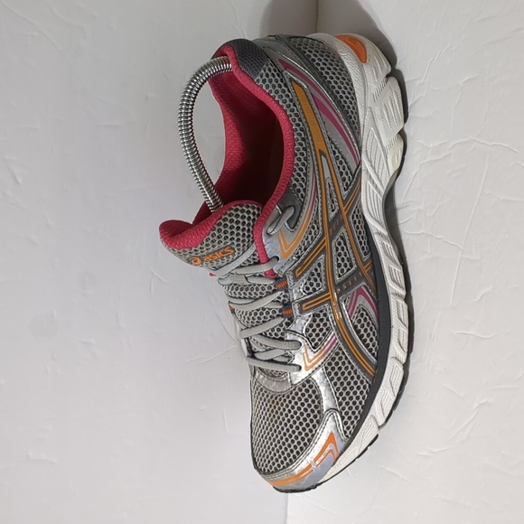 Asics Shoes - Asics Womens Gel Equation T3F6N Gray Silver Pink Lace Up Running Shoes Size 10